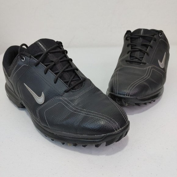 Nike Hertiage Men’s Black Golf Shoes 336040-001 Size 9.5